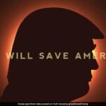 Donald Trump Posts Unusual Campaign Video Amid Solar Eclipse Event