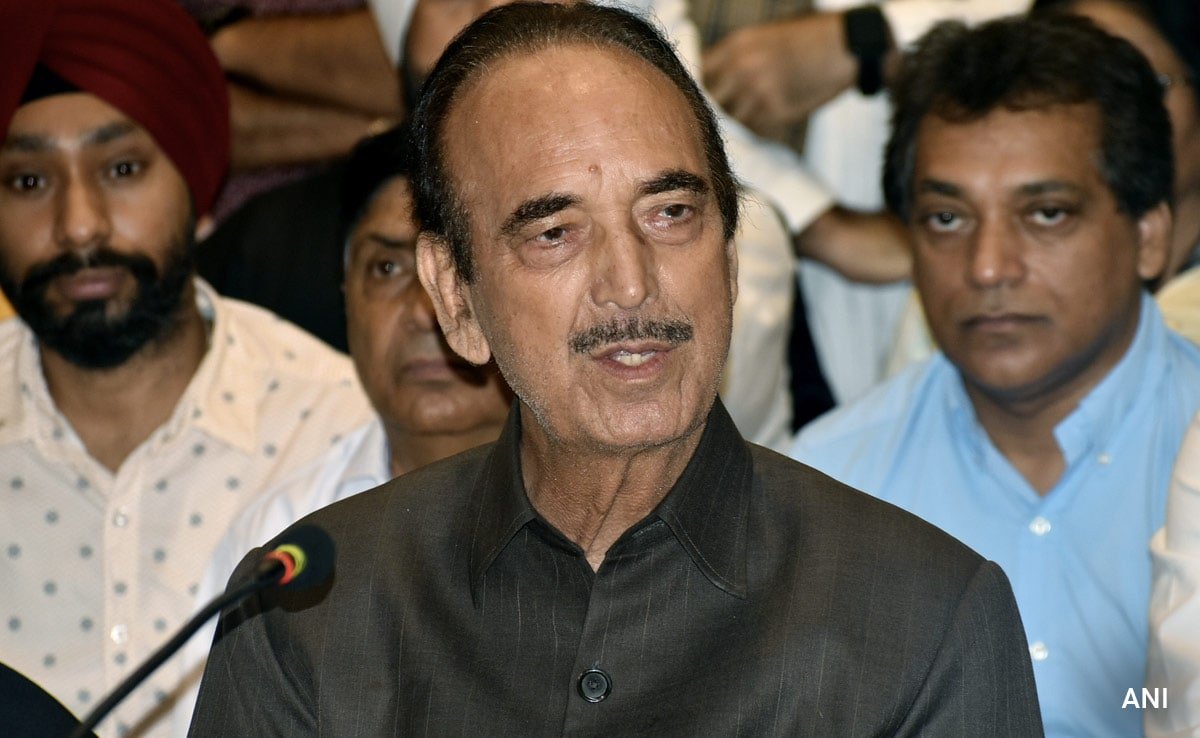 “Not Taken A Final Call”: Ghulam Nabi Azad Says Might Not Contest J&K Polls