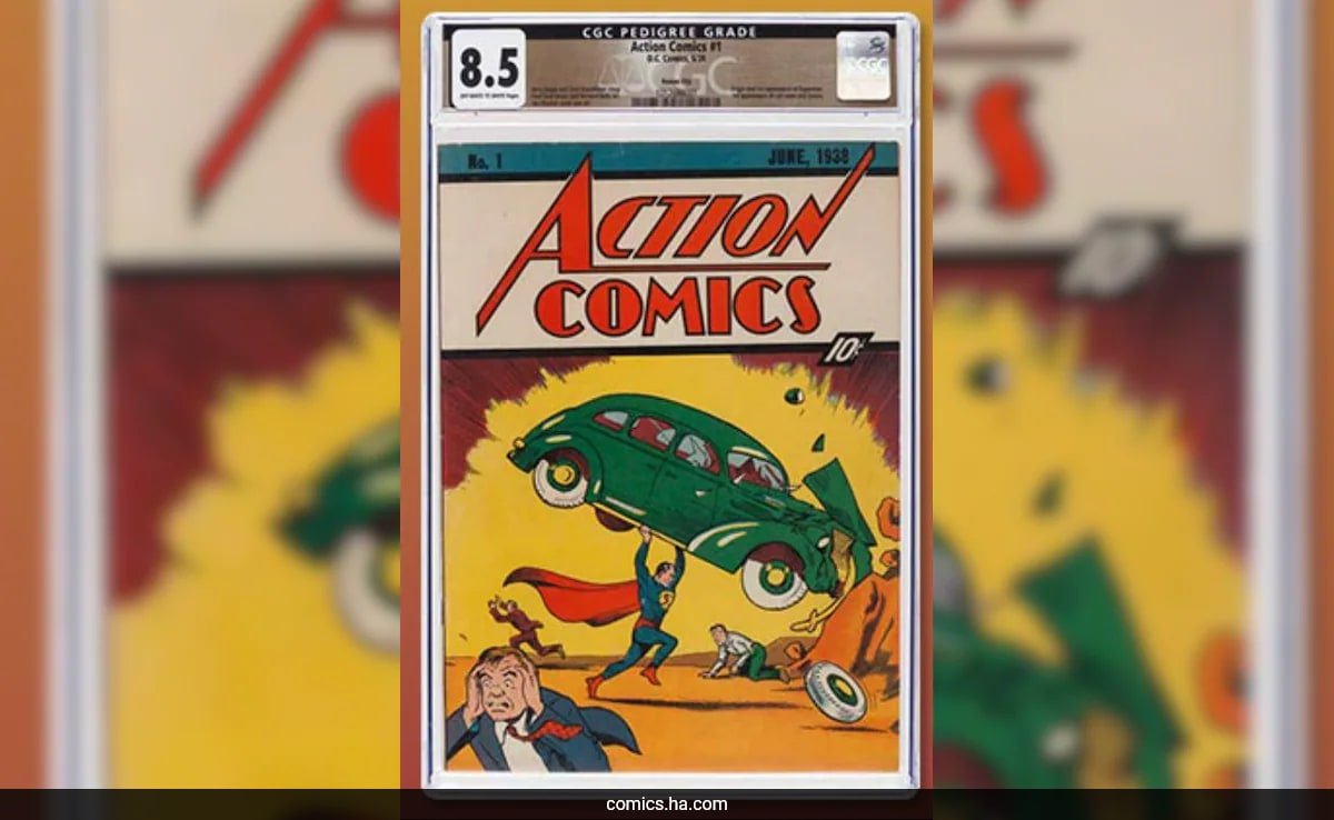 Superman’s Debut Comic Fetches Record $6 Million In Auction