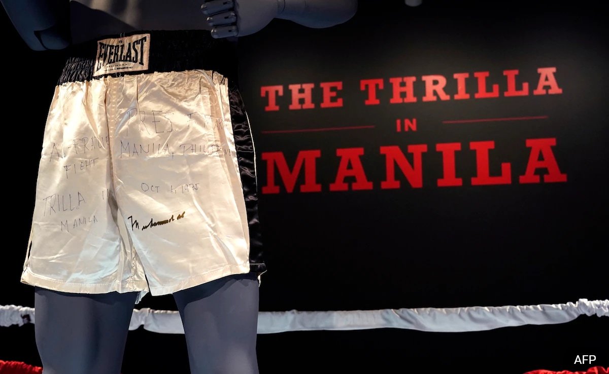 Muhammad Ali’s “Thrilla In Manila” Shorts Up For Auction