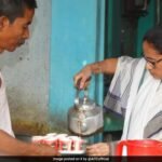 Mamata Banerjee Joins Tea Estate Workers At Farm, Serves Tea At Roadside Stall