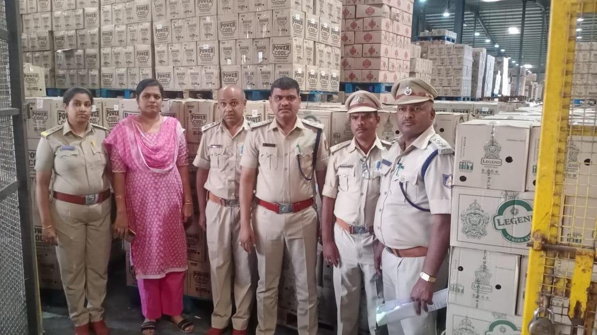 Excise Dept. seized beer worth over ₹9.54 crore in Hassan