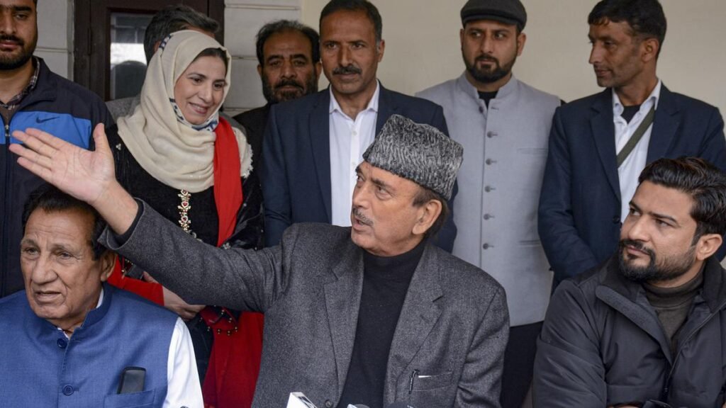 Will fight for statehood of J&K: Ghulam Nabi Azad