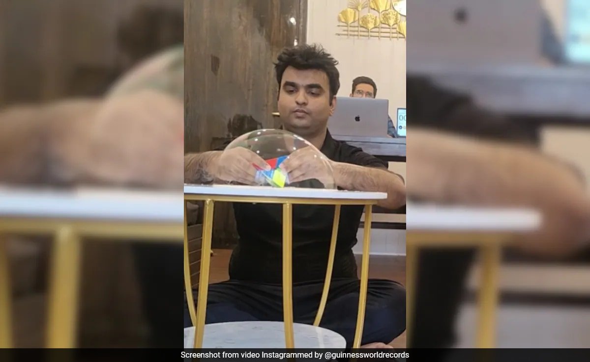 Cyber Security Expert From Mumbai Creates Guinness Record For Rotating Puzzle In Soap Bubble