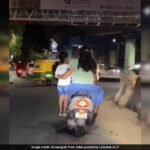 Bengaluru Couple Rides Scooter With Child Standing On Footrest, Internet Reacts