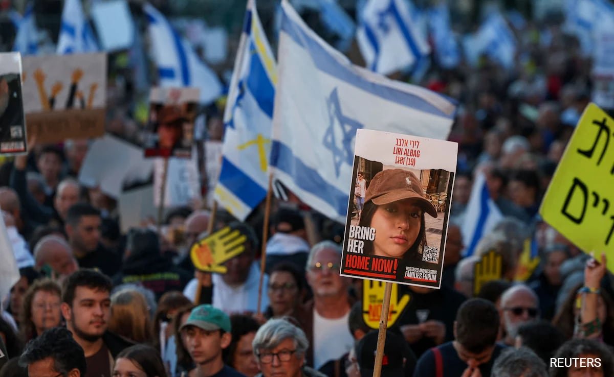 Thousands Rally In Israel For Hostages As Gaza War Marks 6 Months