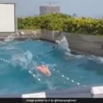 Video: Swimming Pool Water Turns Into Massive Waves During Taiwan Earthquake