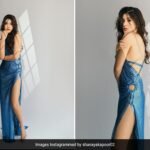 Shanaya Kapoor’s Backless Metal Mesh Dress Has Definitely Got The Summer Style Memo