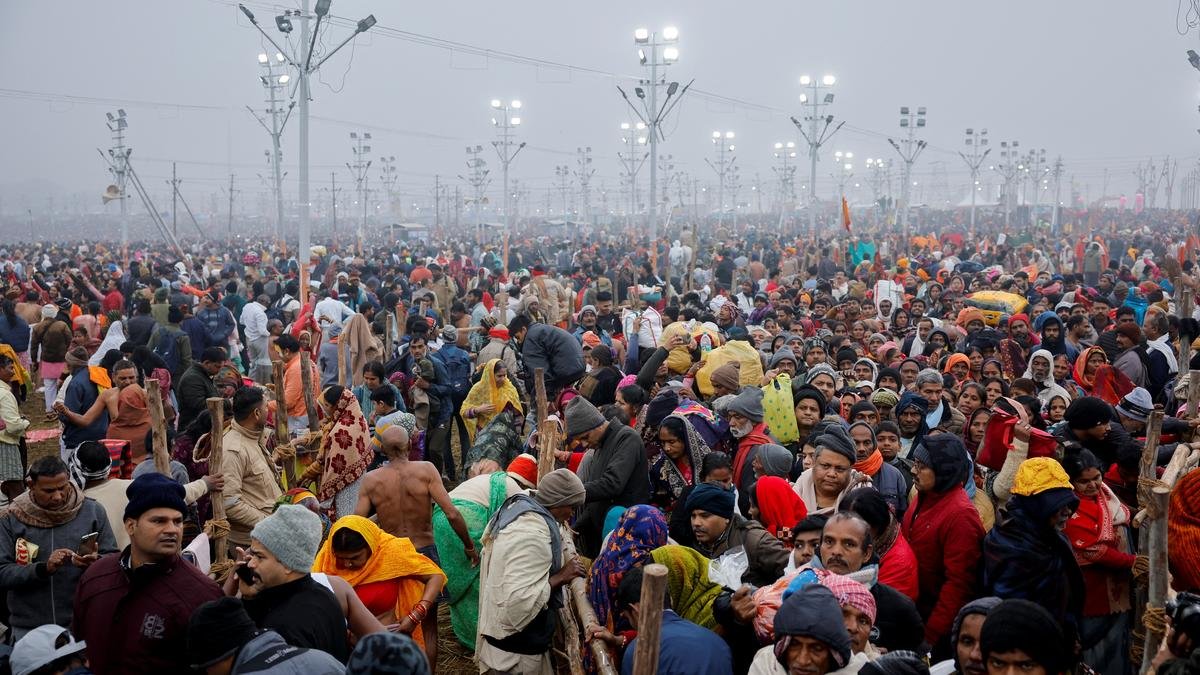 Devotees take dip as Maha Kumbh begins with Shahi Snan on Paush Purnima