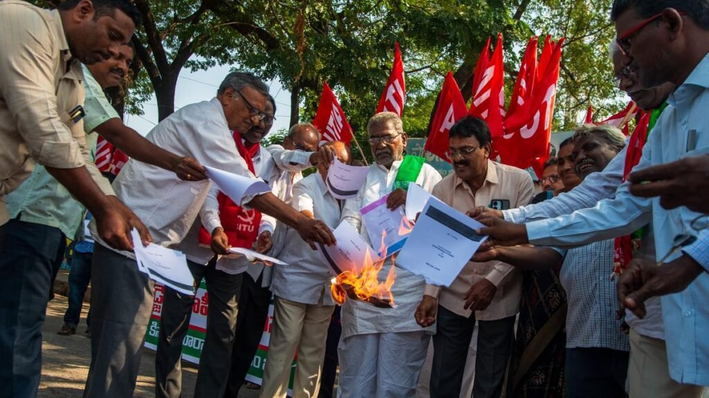 Central Budget has undermined agricultural sector and rights of workers, say union leaders