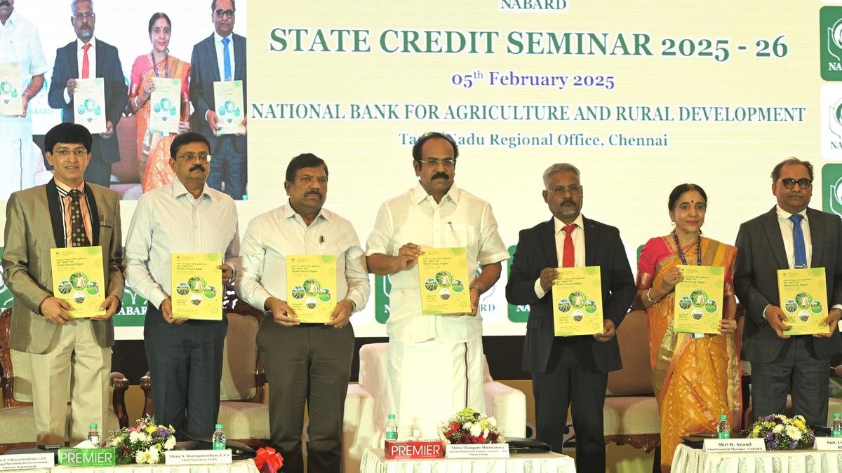 T.N. Finance Minister releases NABARD’s State Focus Paper 2025-26