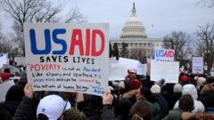 Unions sue Trump administration over USAID agency cuts