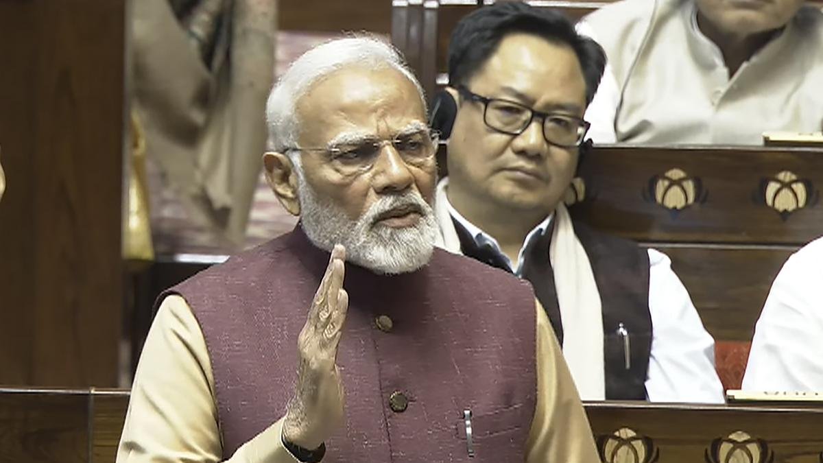 Government working for ‘Sabka Saath, Sabka Vikas’: PM Modi in Rajya Sabha