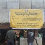 Highways department takes up pile load test ahead of construction of new Cauvery bridge