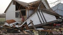 At least 20 dead as tornadoes tear through southern US