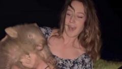 ‘For holding a wombat, thousands threatened my life’