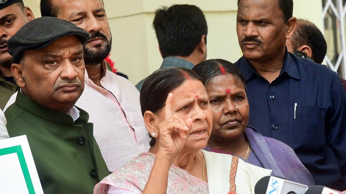 After spat with Nitish, Rabri Devi alleges CM Nitish ‘high on cannabis’