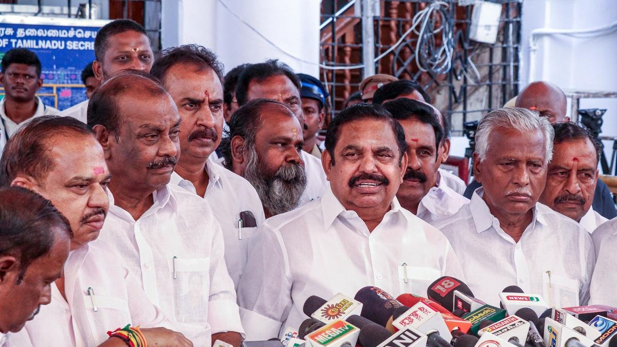 Appavu failed to uphold dignity and decorum of the House, alleges Edappadi K. Palaniswami