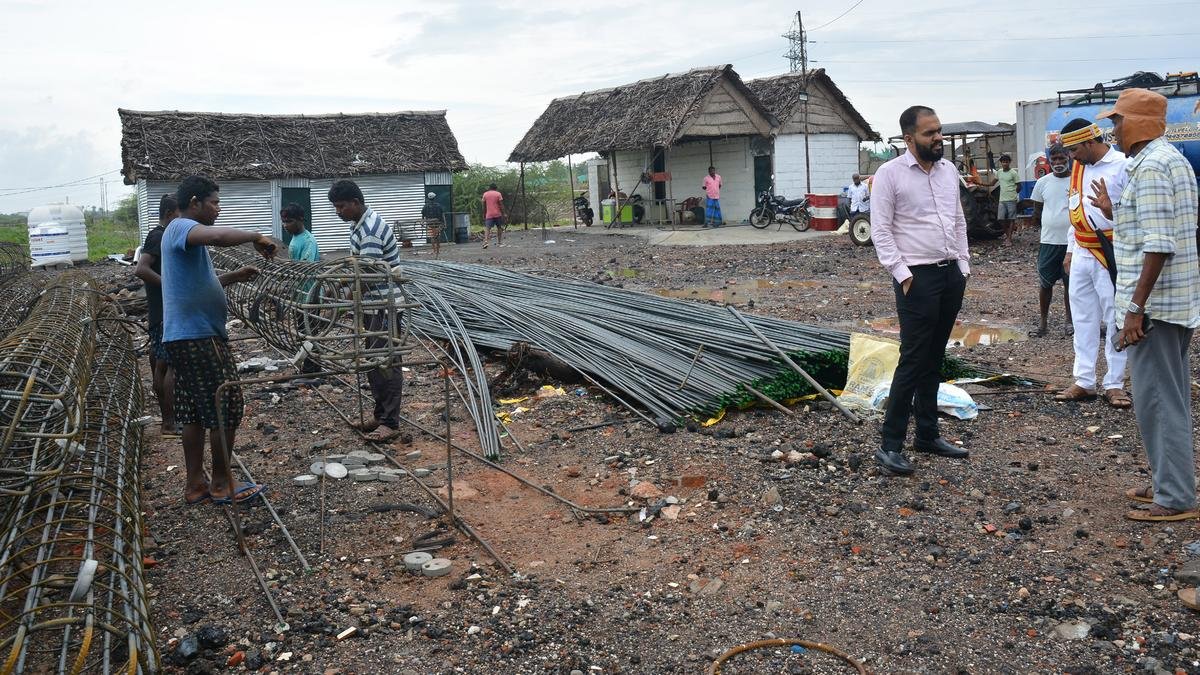 Construction of new bus stand in Nagapattinam gains momentum