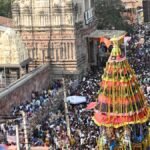 Pemmasani and Lokesh participate in Mangalagiri temple ‘rathotsavam’