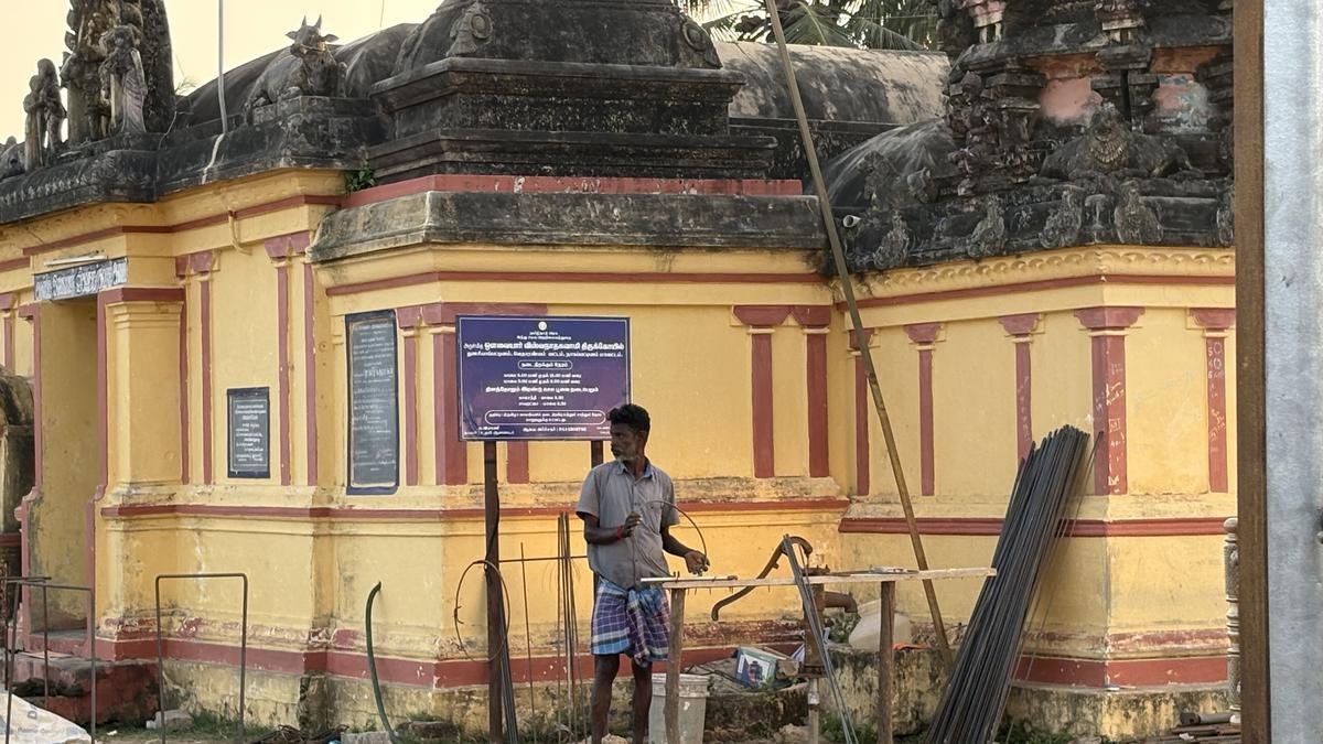 Avvaiyar memorial construction on in full swing in Nagapattinam