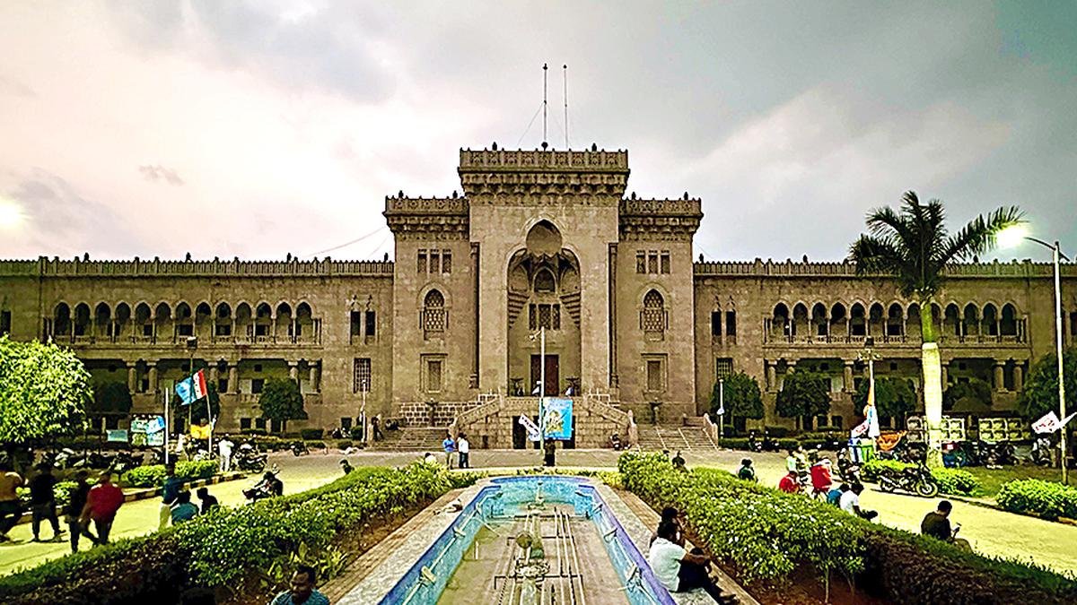 ‘Beware Revanth Reddy’, ‘VC down down’ slogans rock OU Arts College; students demand circular prohibiting protests be rolled back