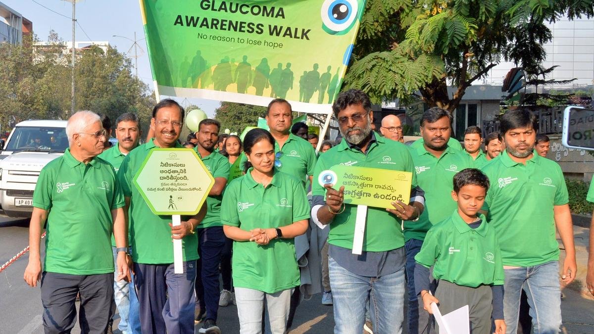 Around 600 participate in glaucoma awareness walk