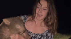 US influencer who snatched baby wombat has left Australia